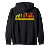 Evolution of Golf From Early Man to Modern GOLFER Zip Hoodie