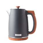 Haden Dorchester Temperature Control Kettle – 1.7L Digital Electric Kettle with Keep Warm Function, Realtime LCD Display - Fast Boil 3000W Kettle - Cordless 360 Base