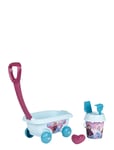 Frozen Garnished Beach Cart Toys Outdoor Toys Sand Toys Multi/patterned Smoby