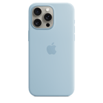 Apple iPhone 15 Pro Max Silicone Case with MagSafe — Light Blue