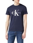 Calvin Klein Jeans Men's CORE MONOLOGO Slim TEE J30J320935 S/S T-Shirts, Blue (Night Sky), XXL