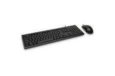 Inter-Tech KM-3149R tastatur Mus inkluderet USB QWERTY Russisk, US engelsk Sort