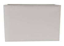 Contemporary and Stylish Dove Grey Linen Fabric Rectangular Lamp Shade for Wall Ceiling or Table - 29cm Length 60w Maximum Suitable for The Home or Commercial Usage by Happy Homewares