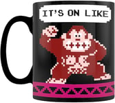 Nintendo Official Donkey Kong It's On Like Black Ceramic Tea Coffee Mug Cup