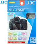 JJC 0.3mm Optical Tempered Glass LCD Screen Protector for Canon EOS 7D Mark II