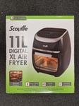 Scoville 11 Litre Digital Air Fryer With Rotisserie Feature - New