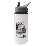 Cloud City 7 A Link To The Sumi E Legend Of Zelda Aluminium Water Bottle With Straw