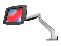 Compulocks Ipad Mini 8.3" Space Enclosure Articulating Arm Mount - Monteringssats (Vridbar Arm, Hölje) - För Surfplatta - Låsbar - Höggradig Aluminium - Svart, Silver - Skärmstorlek: 8.3" - Disk-Monteringsbar, Kan Monteras Ovanpå Konsol - För Apple