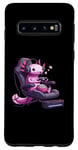 Galaxy S10 Axolotl Popcorn Animal Gaming Controller Headset Gamer Case