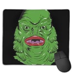 Creature from The Black Lagoon Face Customized Designs Non-Slip Rubber Base Gaming Mouse Pads for Mac,22cm×18cm， Pc, Computers. Ideal for Working Or Game