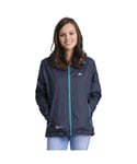 Trespass Womens Ladies Qikpac Waterproof Breathable Windproof Jacket - Navy - Size 2XS