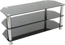 AVF SDC1000 Universal Black and Chrome TV Stand For up to 50" TVs