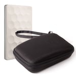 Hard Shell Case In Black For Seagate Backup Plus Ultra Slim Hdd (2tb, 1tb)