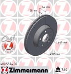 Bromsskiva FORMULA S COAT Z 400557430 Zimmermann