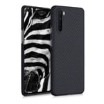 kalibri Aramid Fiber Case Compatible with OnePlus Nord - Case Super Slim Strong Protective Phone Cover - Black Matte