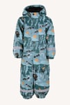 Lindberg Lekhyttan Rain Baby Overall Fleece Ocean Blue