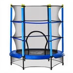 5'2" Kids Trampoline with Safety Enclosure, for Ages 3-10 Years