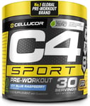 C4 Sport Pre Workout Powder ICY Blue Raspberry 30 Servings | Zero Sugar Pre Work
