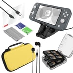 Nintendo Switch 7-Piece Accessory Essentials Pack - Yellow - Switch Lite Only