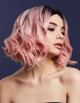 Kourtney Deluxe Wig - Kan Styles! - Kort Baby Rosa Peruk