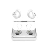 SNOWINSPRING Tws 7 Plus 5.0 Earphones Sports Earbuds with Charging Stand, Dual Microphone In-Ear Phone(White)