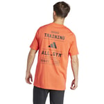 Adidas Tr Cat G Short Sleeve T-shirt Orange S Man