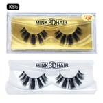 False Eyelashes 3d Real Mink Hair Extension Tools K86