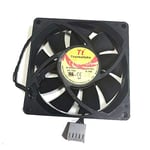 N / A Cooler Fan for Thermaltake 80mm x 15mm Slim Quiet CPU Fan 4 Pin PWM 80x15mm TT-8015A R128015DL DC12V 0.19A