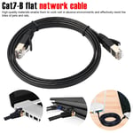 Cordon Internet câble RJ45 Lan câble réseau Ethernet cordon de raccordement pour ordinateur routeur ordinateur portable CAT7-B plat