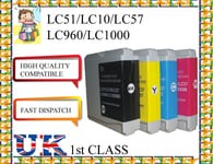 12 ink cartridges for LC10,LC51,LC57,LC960,LC1000 brother non original