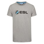 ESL basic T-skjorte (M) (lys grå)