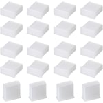 20 st USB-hanportsskydd mot damm, 13 mm x 5 mm USB-kontaktpropp, silikonlock för portar, vita