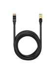 Ethernet RJ45 10Gbps 8m network cable (black)