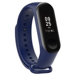 KOMI Watch Strap compatible with Xiaomi mi Band 4 / mi band 3, Women Men Silicone Fitness Sports Replacement Band(Dark blue)