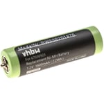 vhbw Batterie compatible avec Braun 3030s, 3040s, 3045s, 310, 320, 320s, 330, 340, 340s rasoir tondeuse électrique (1800mAh, 1,2V, NiMH)