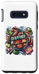 Coque pour Galaxy S10e I'd Rather Be Grilling Barbecue Grill Cook Barbeque BBQ