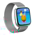 Milanese Loop Armband Fitbit Versa 3/Sense Silver