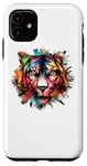 iPhone 11 Tiger Watercolor Zoo Animal Park Wild Cat Jungle Case