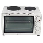 30L Electric Mini Oven with Dual Hotplates