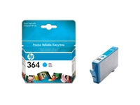 HP 364 - Cyan - original - bläckpatron - för Deskjet 35XX Photosmart 55XX, 55XX B111, 65XX, 7510 C311, 7520, Wireless B110