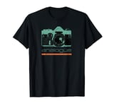 Vintage Photographer Analog SLR Camera Retro Film Lens Photo T-Shirt