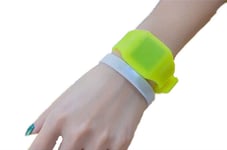 NOLOGO Ultra-thin touch screen watch jelly watches, Neutral digital touch screen jelly watch watch plastic ultra-thin People who run (Color : Yellow)