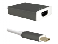 Qoltec - Extern videoadapter - USB-C - HDMI