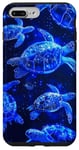 Coque pour iPhone 7 Plus/8 Plus Mer Tortues de mer Vie océanique Animaux marins Étoiles