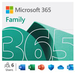 Microsoft 365 Famille 6 utilisateurs Abonnement 12 mois