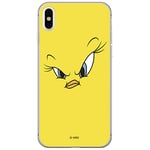ERT GROUP Looney Tunes Coque pour iPhone X, iPhone XS, Coque de Protection en Plastique TPU Silicone Souple pour protéger Votre téléphone des Chocs et des Rayures