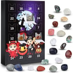 24 Days Advent Calendar Mineral Stone Calendar Blind Box  Halloween