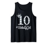 10 BirthdayGirl 10 Years Old Happy 10th Birthday Girl Tank Top