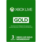 Microsoft Xbox Live Gold 3 Months NZ POSA Card