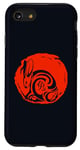 Coque pour iPhone SE (2020) / 7 / 8 Signe astrologique lapin lune rouge zodiaque chinois Nouvel An 2023
